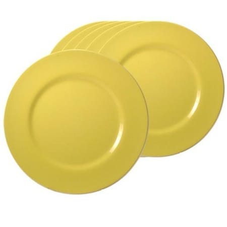 Reston Lloyd Reston Lloyd 72201SET 6pc Melamine Salad Plate Set  Lemon 72201SET